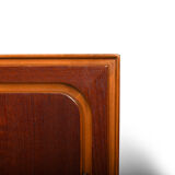 Mid century danish teak and birch wood cabinet