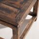 Square side table in old solid wood