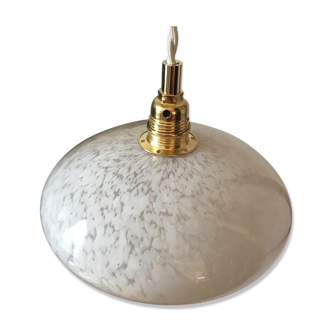 Art Deco glass pendant lamp from Clichy 30s