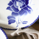 Lot d'assiettes bleues Lonchamp