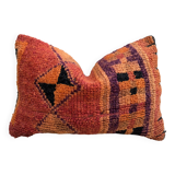 Vintage Berber wool cushion cover, decorative cushion