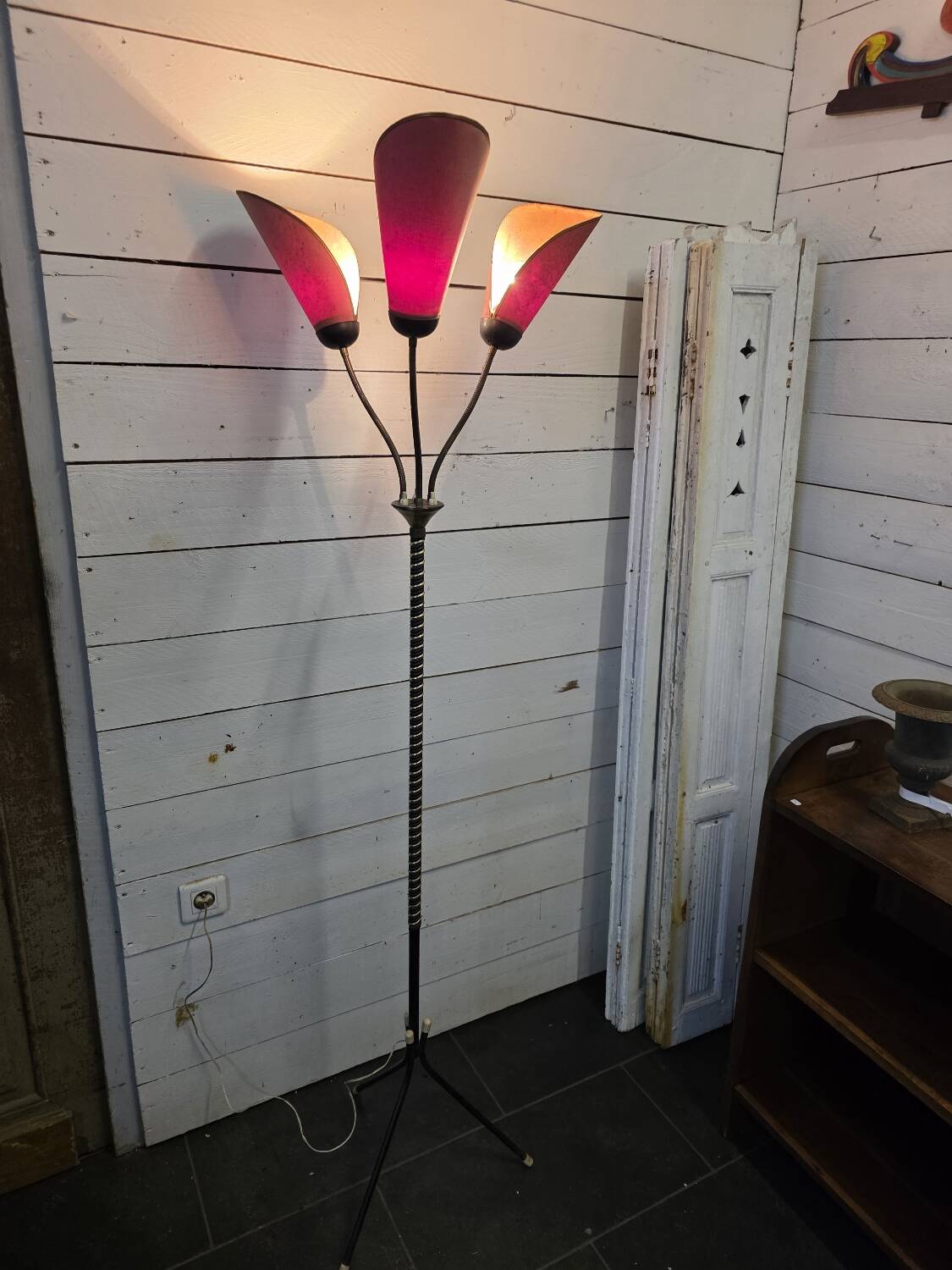 1960s tripod floor lamp