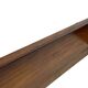 Vintage wooden wall shelve rack bookshelf in wood minimalist