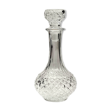 Carafe en cristal d'arques modèle Pompadour vintage
