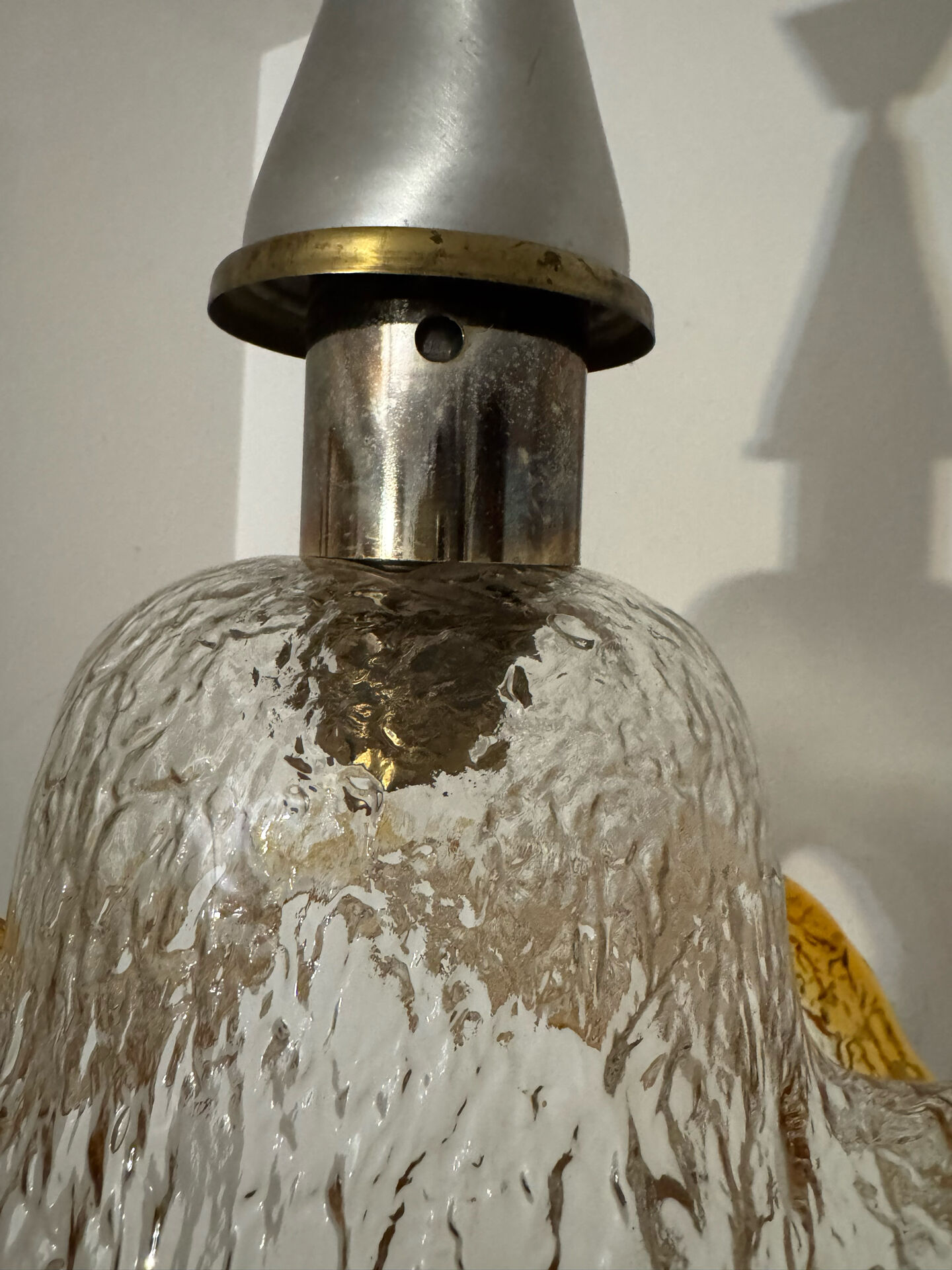 Murano glass chandelier from the 1970s.