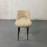 Vintage moumoute chair year 70