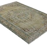 Modern Unique Rug, Turkish Oriental Handmade Boho Kilim Rug,for Kitchen,Bedroom 277 x 178 cm