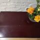 Coffee table black iron compat legs