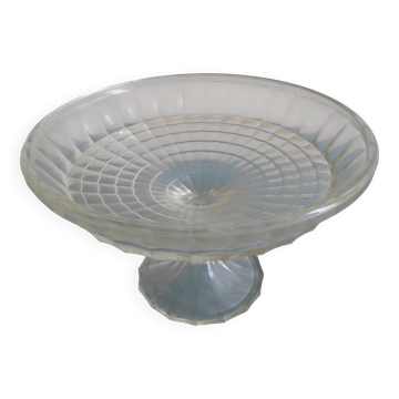 old glass bowl on foot pressed glass compote art deco old glass bowl dish