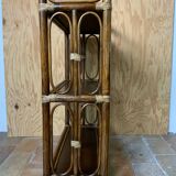 Rattan shelf