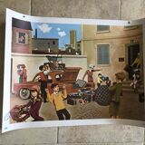 Nathan 1967 Educational School Poster Departure on Vacation