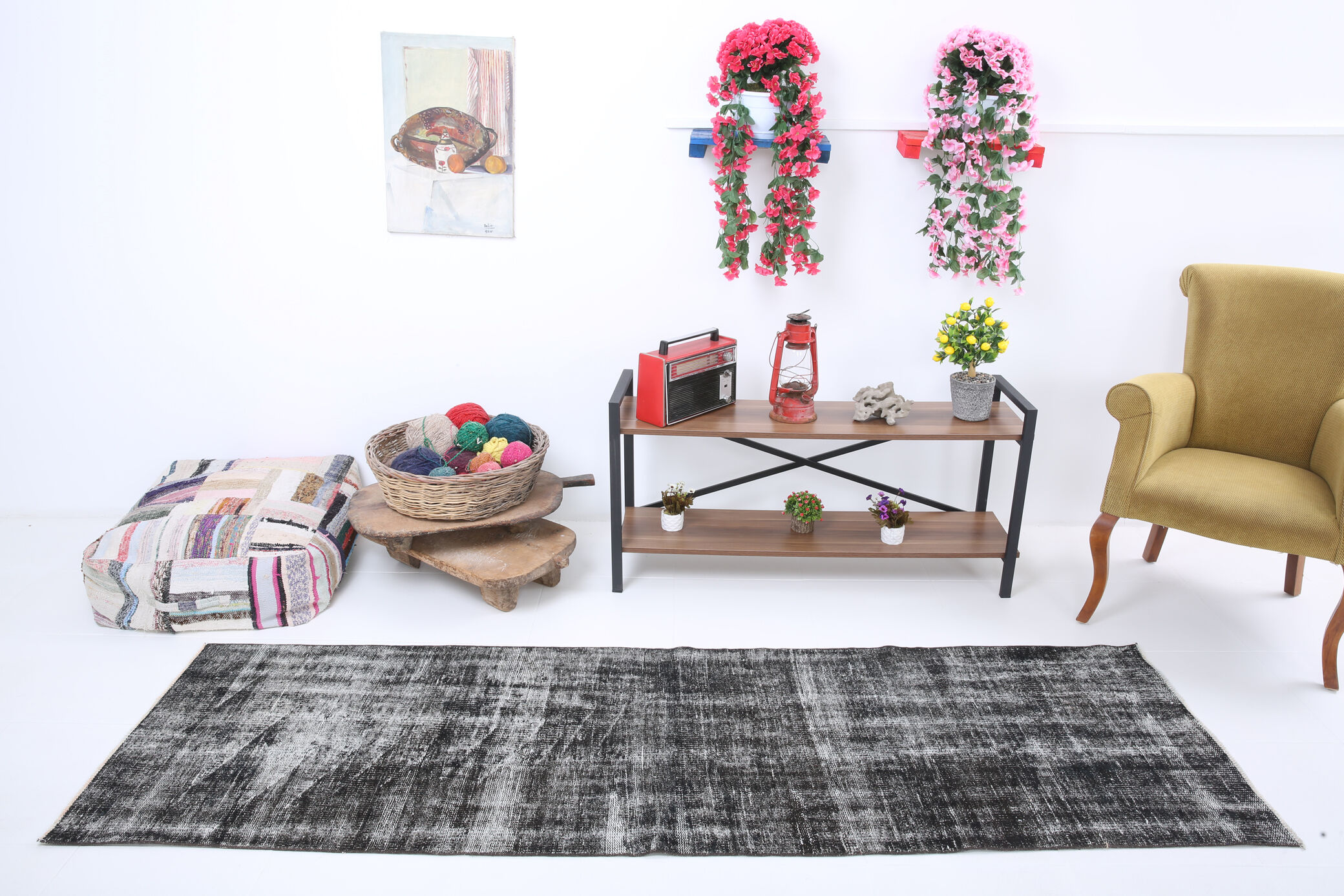 2x8 turkish vintage runner rug, 2x8 vintage runner