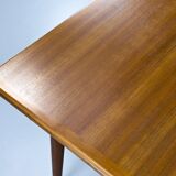 Table à manger en teck AT-312 par Hans J. Wegner pour Andreas Tuck, années 1960
