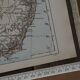 Australia, old map 1887 – Vintage geographical map.