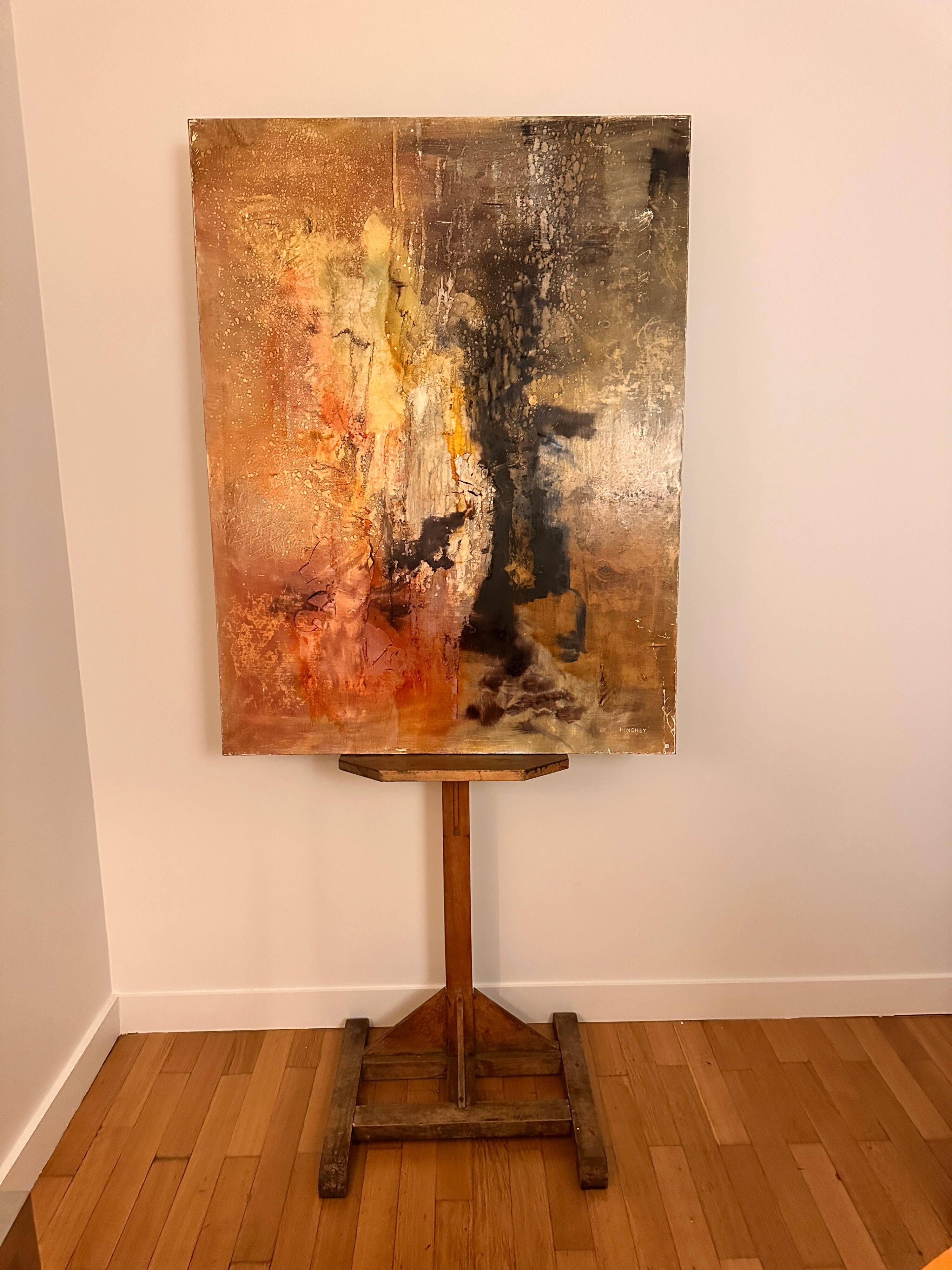 Titled “Foisonnement I”, this large-scale abstract composition by Walter Hinchey