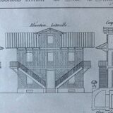 Architecture board engraving