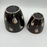 Set of vintage ceramic planters and vases