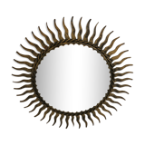 Former mirror sun contour metal vintage decoration