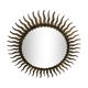 Former mirror sun contour metal vintage decoration
