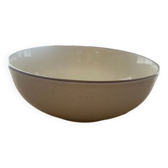 Real stoneware salad bowl