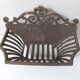 vintage cast iron log holder