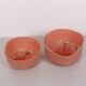 Foldable Basket, 31 cm Strawberry Decorative Storage Basket, Knit Basket
