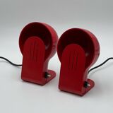 Pair of Table Lamps 'Panda' by Ambrogio Pozzi for Harveiluce, 70s