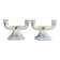 Pair of Gien earthenware candlesticks - lamp bases - Ref 1170