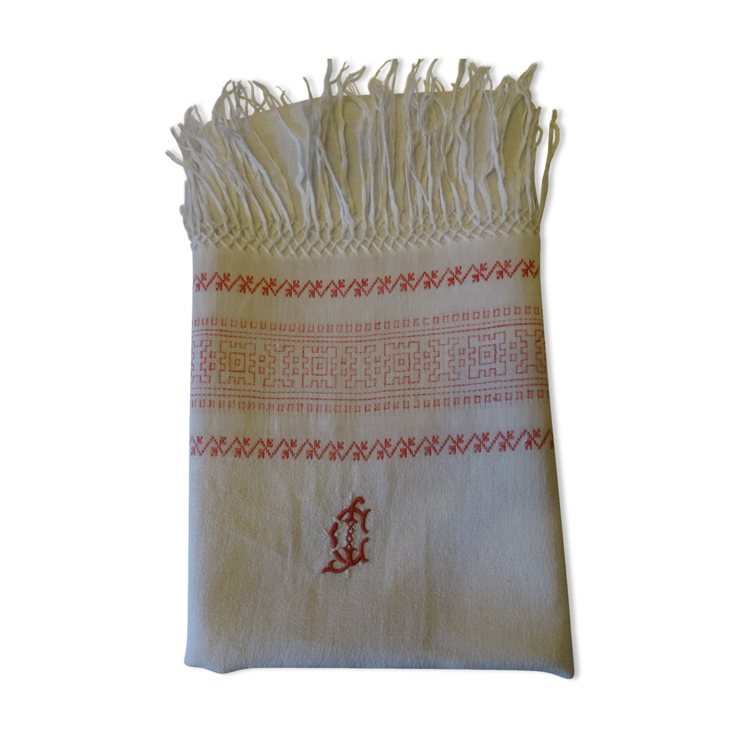 Vintage cloth with CJ monogram