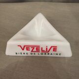 Advertising ashtray beer of vezelise triangular shape