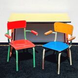 Tubax school chair. vintage 60s / 70s