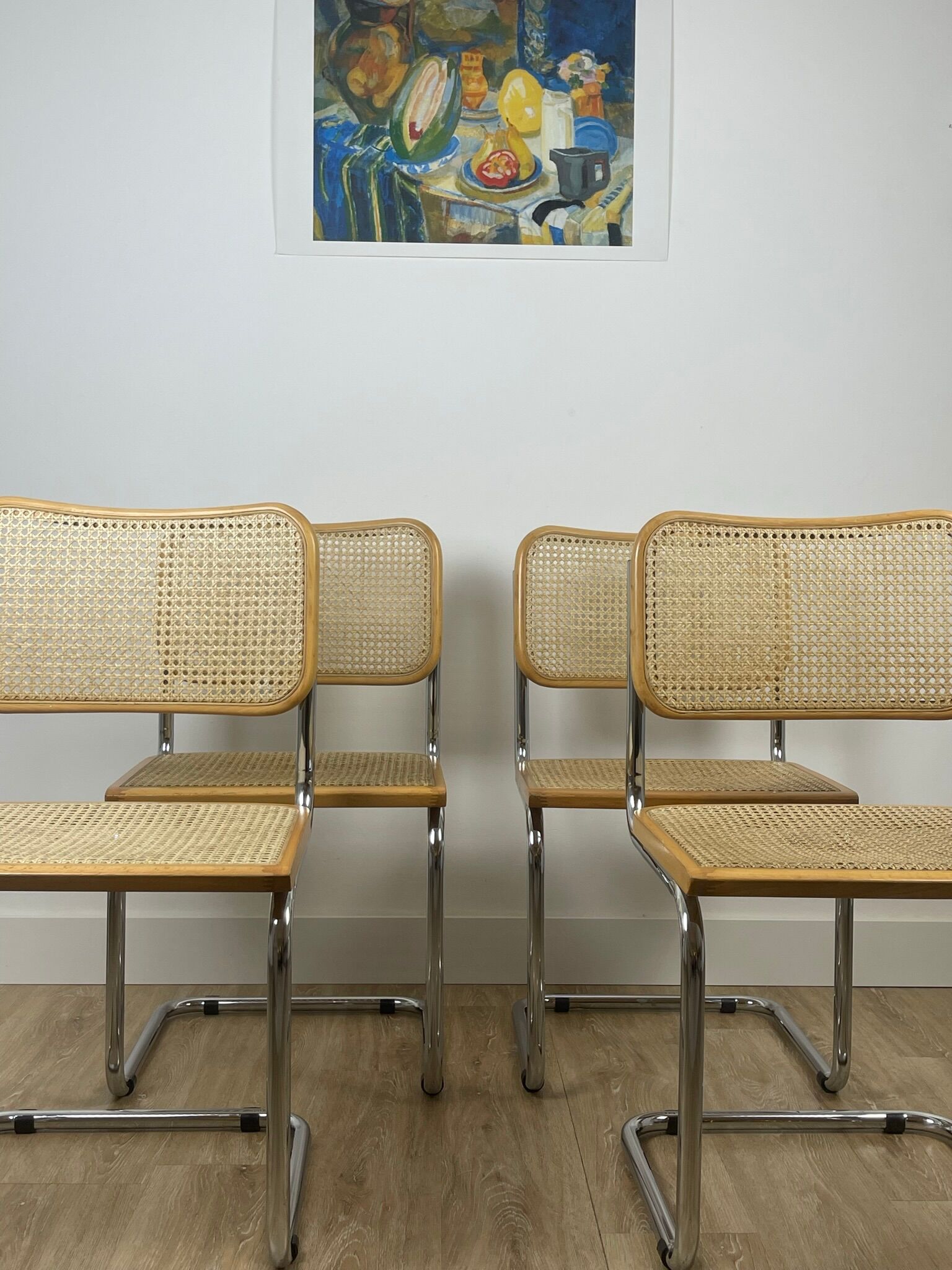 Marcel Breuer Cesca B32 chairs