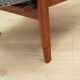 Danish armchair in wood and fabric, 1970s