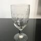 ensemble de 6 grands verres à vin en cristal gravé début XXème