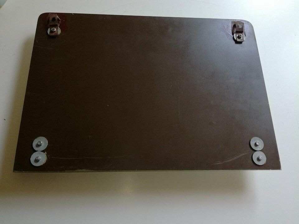 Retro bathroom with tablet mirror 45x32cm