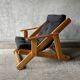 Fauteuil scandinave inclinable et pliable par Gillis Lundgren, 1970s