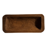 Sculpted teak bowl, France, circa 1960
