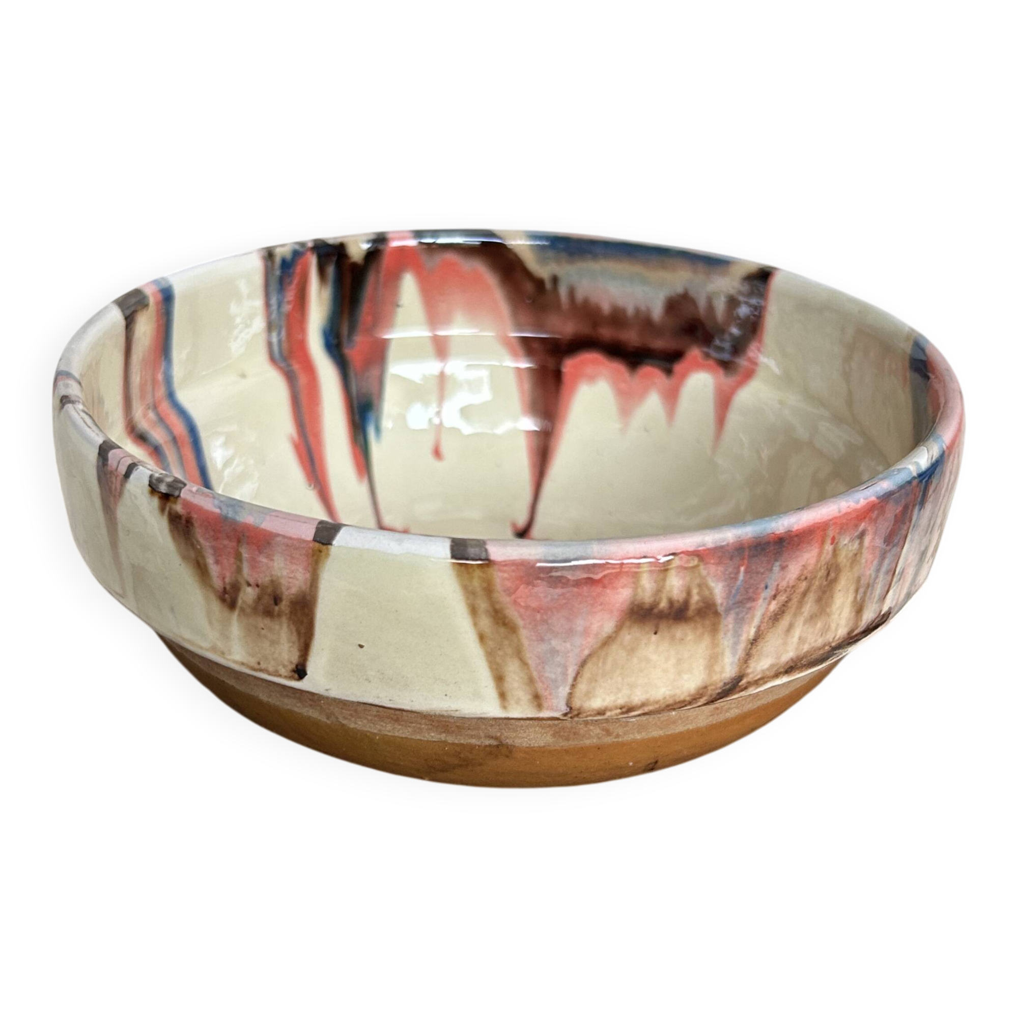 Painted terracotta bowl