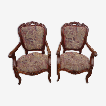 Paire de fauteuils