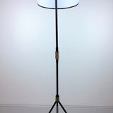 Lampadaire vintage métal noir 1950
