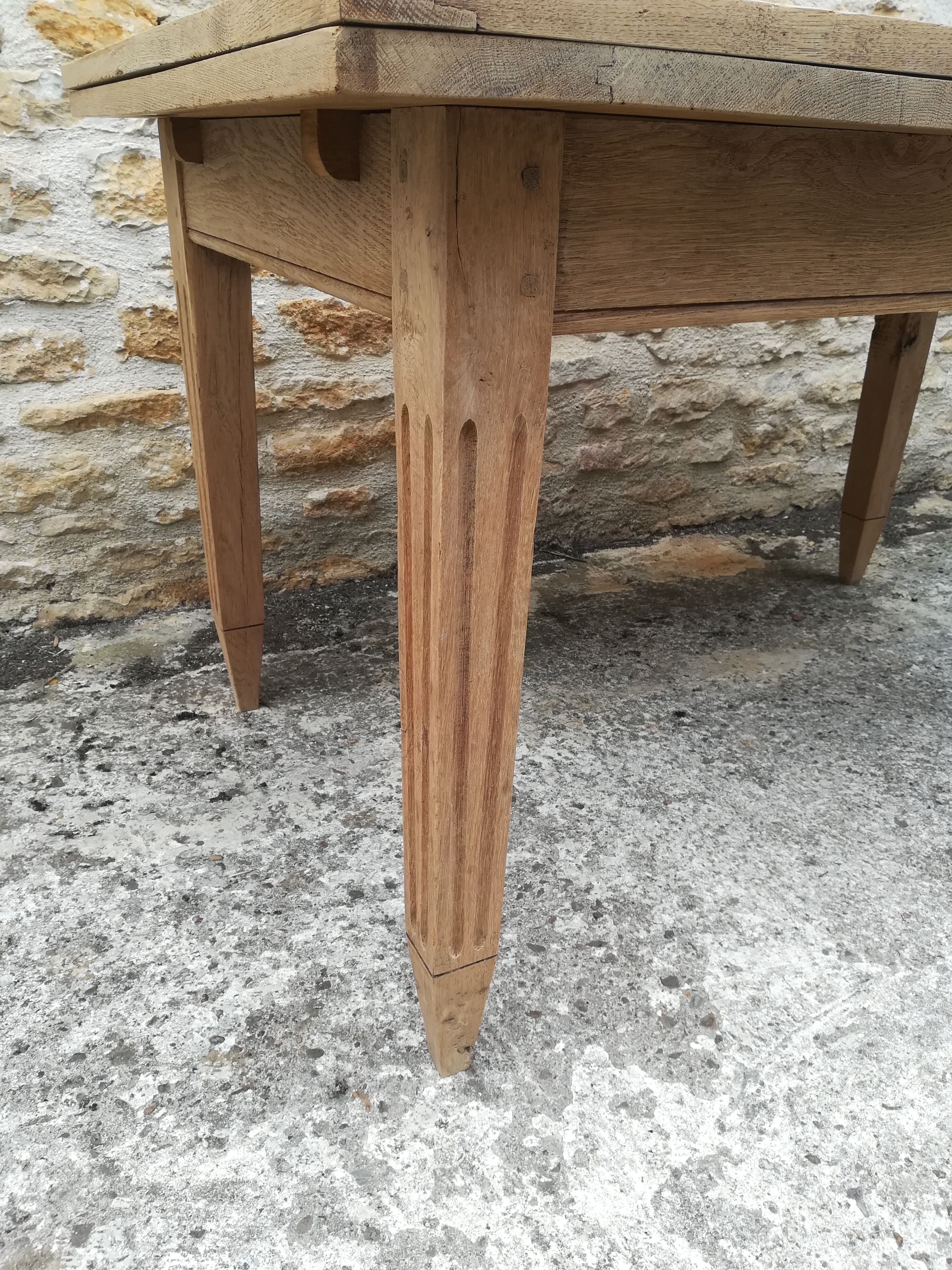 Oak farmhouse table
