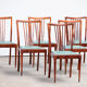 Serie de 6 chaises vintages 1950