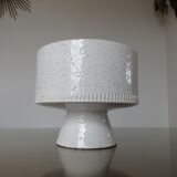 Pot cover in white ceramic 60s 70s