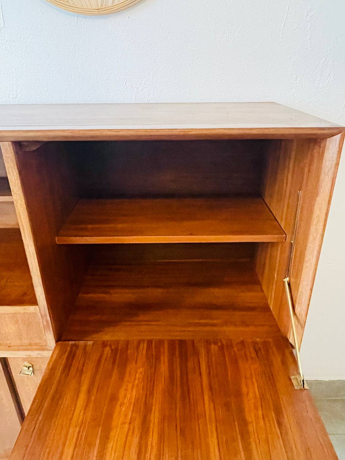 Vintage signed high sideboard / silver dresser