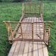 Rattan basket bed