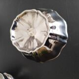 Coupes à glace ou sorbet vintage en inox 18/10 années 70 made in France