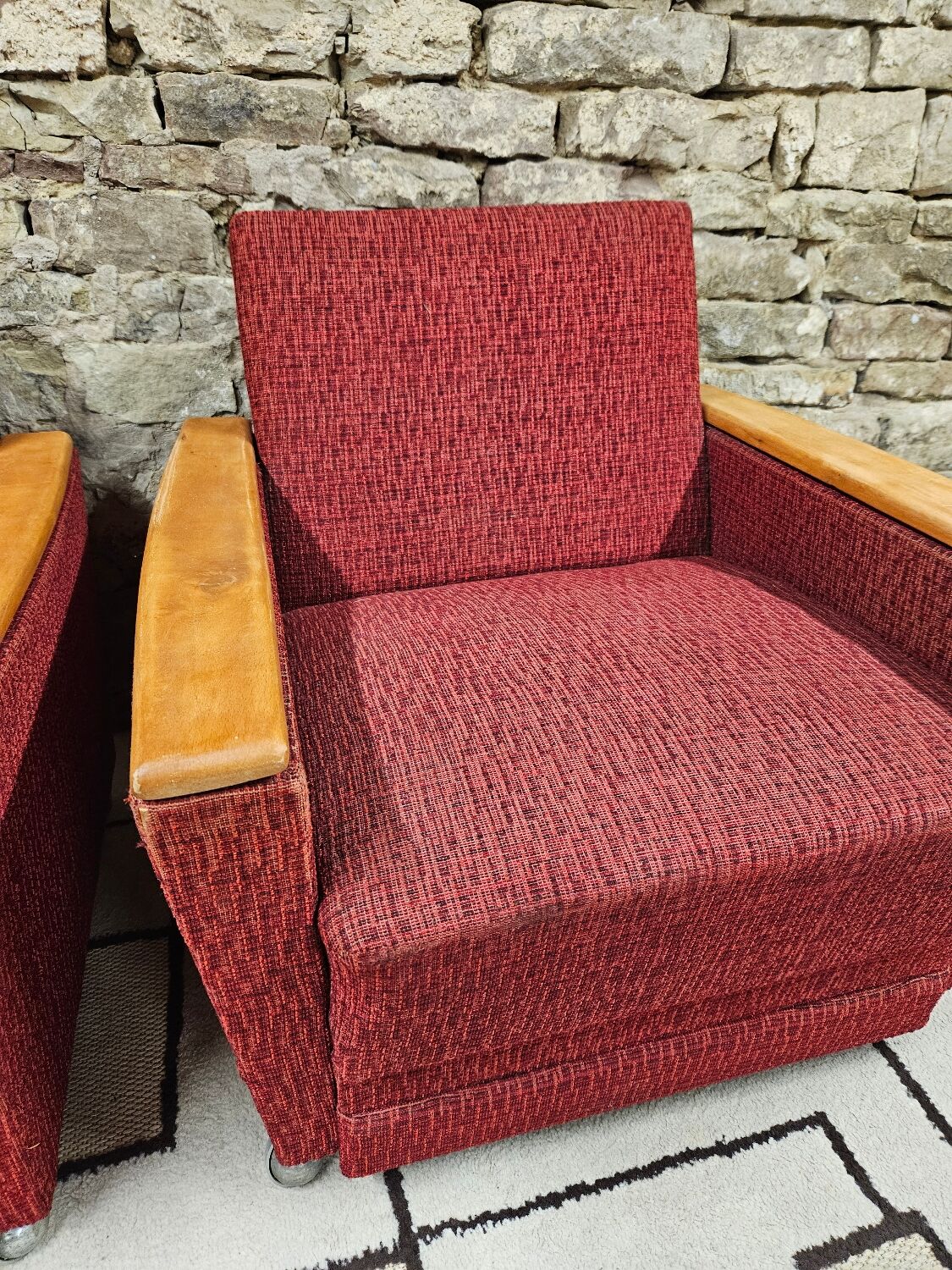 Pair of vintage armchairs 1960