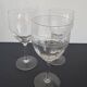 3 verres anciens guilloches années 20