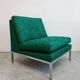 Paire de fauteuils slipper Mid Century Modern par Florence Knoll