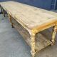 Table de métier drapière sapin décapé 3m